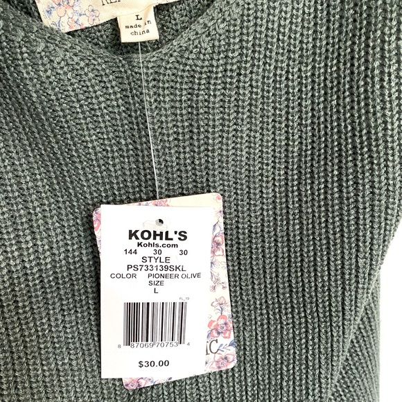 Olive green top - Picture 3 of 3